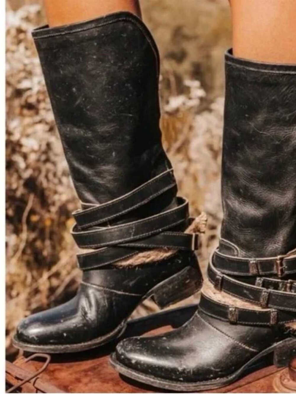 Badass Freebird Drove Boots - Black - Sz